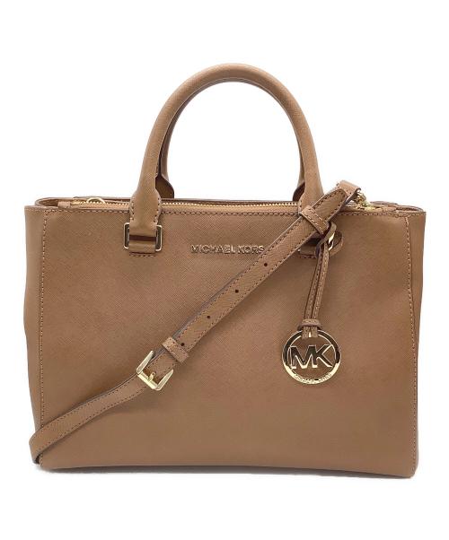 MICHAEL KORS（マイケル・コース）MICHAEL KORS (マイケル・コース) 2WAYバッグ ブラウン サイズ:−の古着・服飾アイテム