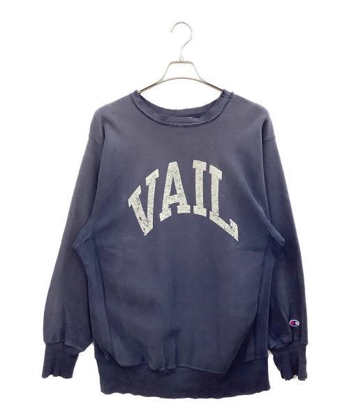 Champion REVERSE WEAVE（チャンピオン リバース ウィーブ）Champion REVERSE WEAVE (チャンピオン リバース ウィーブ) クルーネックスウェット ネイビー サイズ:XLの古着・服飾アイテム