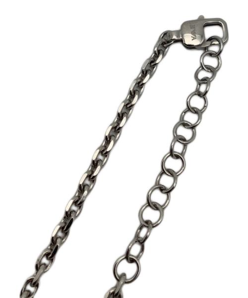 EMPORIO ARMANI（エンポリオアルマーニ）EMPORIO ARMANI (エンポリオアルマーニ) ネックレス ブラック×シルバー サイズ:−の古着・服飾アイテム