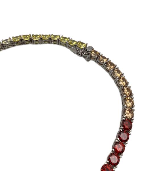 King Ice（キングアイス）King Ice (キングアイス) テニスチェーンネックレス マルチカラー サイズ:−の古着・服飾アイテム