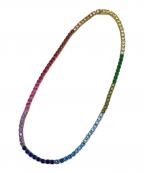 King Iceキングアイス）の古着「テニスチェーンネックレス」｜マルチカラー