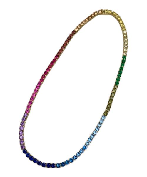 King Ice（キングアイス）King Ice (キングアイス) テニスチェーンネックレス マルチカラー サイズ:−の古着・服飾アイテム