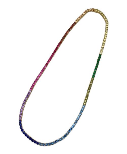 King Ice（キングアイス）King Ice (キングアイス) テニスチェーンネックレス マルチカラー サイズ:−の古着・服飾アイテム