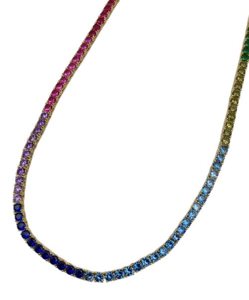 King Ice（キングアイス）King Ice (キングアイス) テニスチェーンネックレス マルチカラー サイズ:−の古着・服飾アイテム