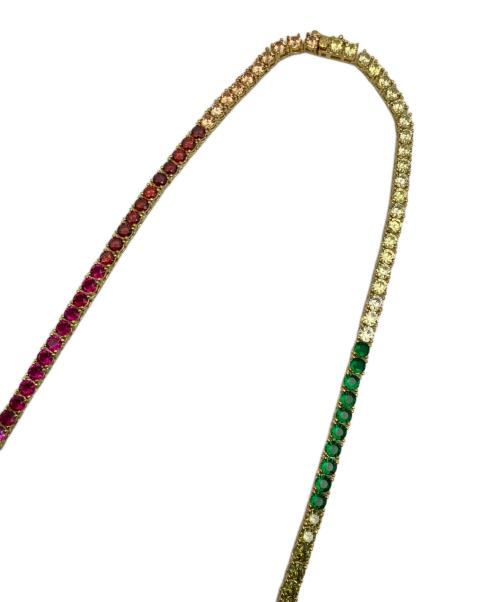 King Ice（キングアイス）King Ice (キングアイス) テニスチェーンネックレス マルチカラー サイズ:−の古着・服飾アイテム