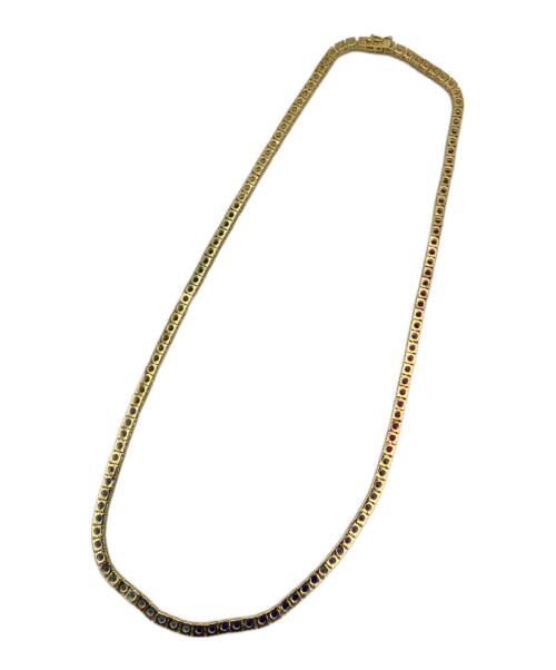 King Ice（キングアイス）King Ice (キングアイス) テニスチェーンネックレス マルチカラー サイズ:−の古着・服飾アイテム