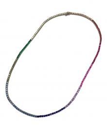 King Ice（キングアイス）の古着「テニスチェーンネックレス」｜シルバーカラー