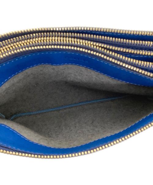 CELINE（セリーヌ）CELINE (セリーヌ) トリオラージショルダーバッグ ブルー サイズ:-の古着・服飾アイテム