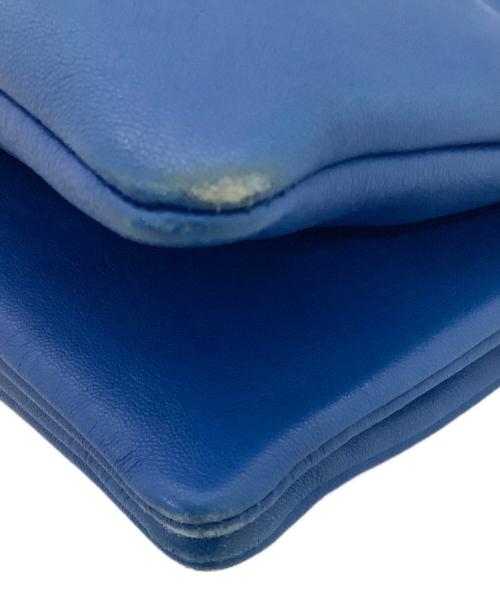 CELINE（セリーヌ）CELINE (セリーヌ) トリオラージショルダーバッグ ブルー サイズ:-の古着・服飾アイテム