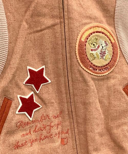 PINK HOUSE（ピンクハウス）PINK HOUSE (ピンクハウス) フーデッドジャケット ピンク サイズ:−の古着・服飾アイテム