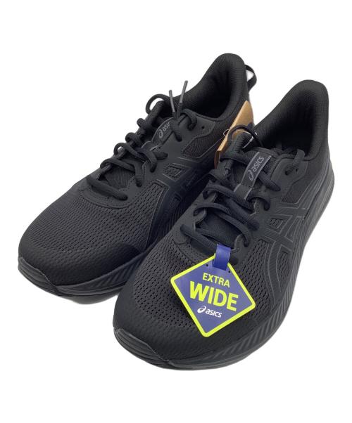 asics（アシックス）asics (アシックス) ローカットスニーカー ブラック サイズ:27.5の古着・服飾アイテム