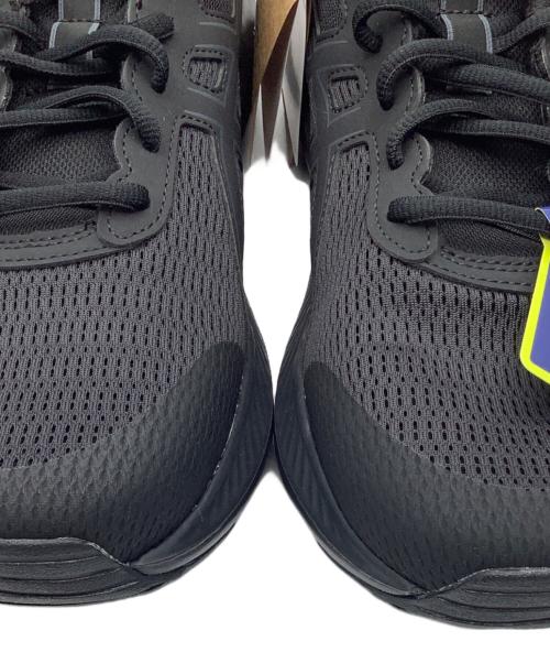 asics（アシックス）asics (アシックス) ローカットスニーカー ブラック サイズ:27.5の古着・服飾アイテム