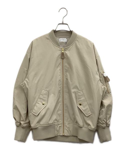 PLST（プラステ）PLST (プラステ) MA-1ジャケット ベージュ サイズ:Sの古着・服飾アイテム