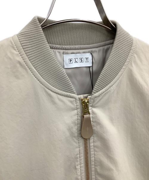 PLST（プラステ）PLST (プラステ) MA-1ジャケット ベージュ サイズ:Sの古着・服飾アイテム