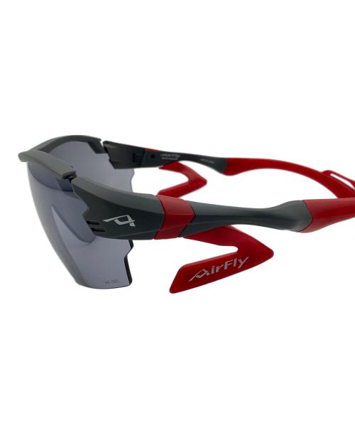 airfly（エアフライ）AIRFLY (エアフライ) サングラス グレー×レッド サイズ:-の古着・服飾アイテム