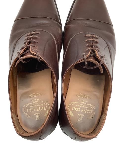 SCOTCH GRAIN（スコッチグレイン）SCOTCH GRAIN (スコッチグレイン) ストレートチップシューズ ブラウン サイズ:25の古着・服飾アイテム