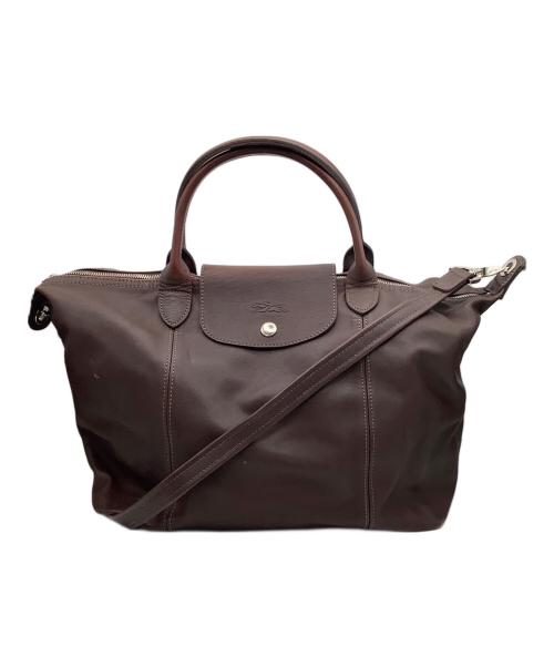 LONGCHAMP（ロンシャン）LONGCHAMP (ロンシャン) ハンドバッグ ブラウン サイズ:−の古着・服飾アイテム