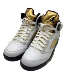 NIKE（ナイキ）の古着「ハイカットスニーカー」｜ホワイト×ゴールド