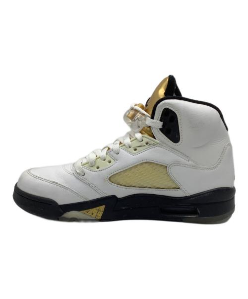 NIKE（ナイキ）NIKE (ナイキ) ハイカットスニーカー ホワイト×ゴールド サイズ:26の古着・服飾アイテム