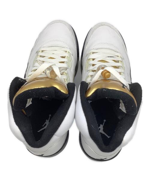 NIKE（ナイキ）NIKE (ナイキ) ハイカットスニーカー ホワイト×ゴールド サイズ:26の古着・服飾アイテム