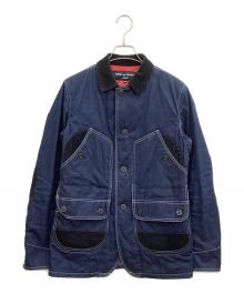 COMME des GARCONS HOMME（コムデギャルソン オム）の古着「デニムカバーオール」｜ネイビー