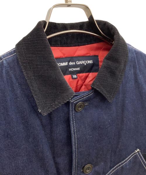 COMME des GARCONS HOMME（コムデギャルソン オム）COMME des GARCONS HOMME (コムデギャルソン オム) デニムカバーオール ネイビー サイズ:XSの古着・服飾アイテム