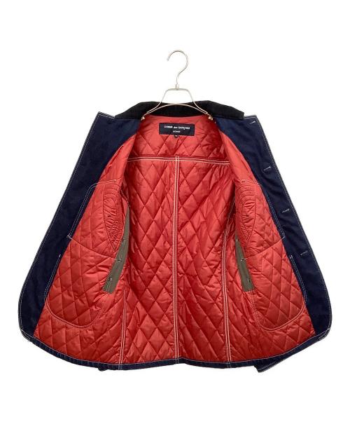 COMME des GARCONS HOMME（コムデギャルソン オム）COMME des GARCONS HOMME (コムデギャルソン オム) デニムカバーオール ネイビー サイズ:XSの古着・服飾アイテム