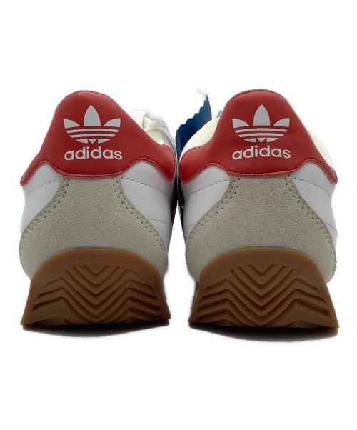 adidas（アディダス）adidas (アディダス) ローカットスニーカー ホワイト×レッド サイズ:24の古着・服飾アイテム