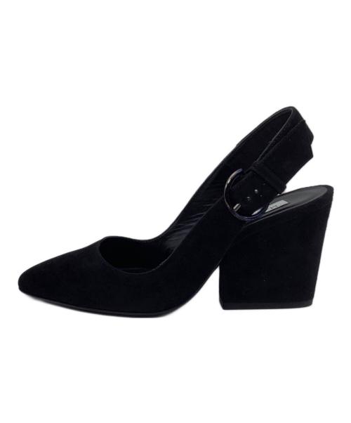 MaxMara（マックスマーラ）MaxMara (マックスマーラ) スウェードパンプス ブラック サイズ:36の古着・服飾アイテム