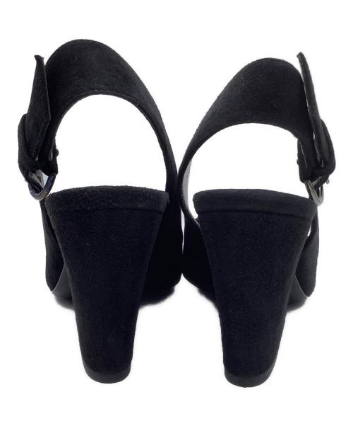 MaxMara（マックスマーラ）MaxMara (マックスマーラ) スウェードパンプス ブラック サイズ:36の古着・服飾アイテム