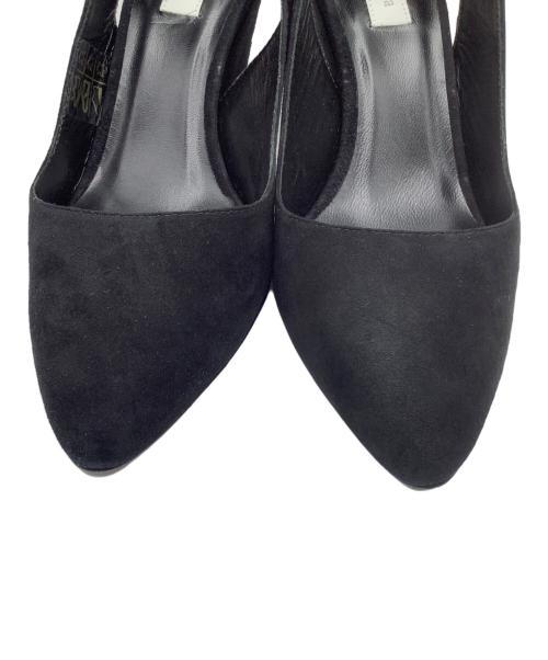 MaxMara（マックスマーラ）MaxMara (マックスマーラ) スウェードパンプス ブラック サイズ:36の古着・服飾アイテム