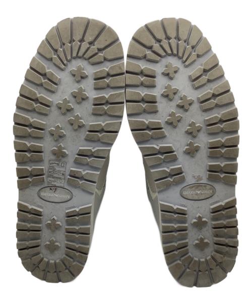 EMPORIO ARMANI（エンポリオアルマーニ）EMPORIO ARMANI (エンポリオアルマーニ) ローカットスニーカー ベージュ サイズ:UK8の古着・服飾アイテム