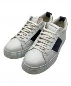 EMPORIO ARMANIエンポリオアルマーニ）の古着「ローカットスニーカー」｜ネイビー×ホワイト