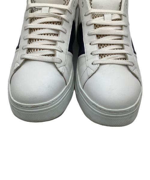 EMPORIO ARMANI（エンポリオアルマーニ）EMPORIO ARMANI (エンポリオアルマーニ) ローカットスニーカー ネイビー×ホワイト サイズ:UK8の古着・服飾アイテム