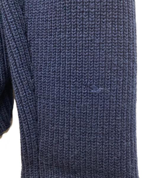 BARNEYS NEWYORK（バーニーズ・ニューヨーク）BARNEYS NEWYORK (バーニーズ・ニューヨーク) ダウンニットコンビネーションブルゾン ネイビー サイズ:Mの古着・服飾アイテム