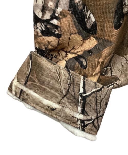 ATMOS（アトモス）ATMOS (アトモス) Tree Camo Pattern Coverall Jacket BEIGE CAMOUFLAGE ブラウン×グリーン サイズ:Mの古着・服飾アイテム