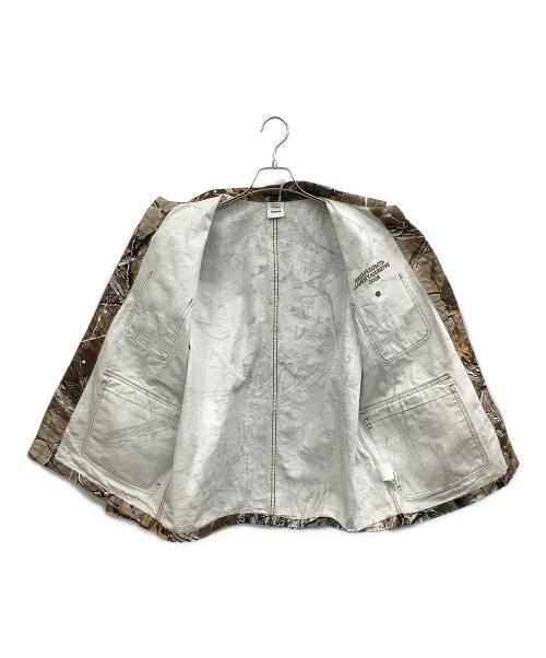 ATMOS（アトモス）ATMOS (アトモス) Tree Camo Pattern Coverall Jacket BEIGE CAMOUFLAGE ブラウン×グリーン サイズ:Mの古着・服飾アイテム