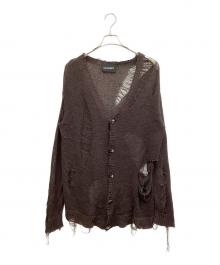 YUKI HASHIMOTO（ユウキハシモト）の古着「薄手カーディガン」｜ブラウン