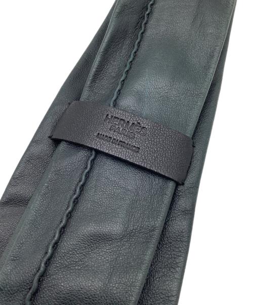 HERMES（エルメス）HERMES (エルメス) ラムスキンネクタイ グリーン サイズ:−の古着・服飾アイテム