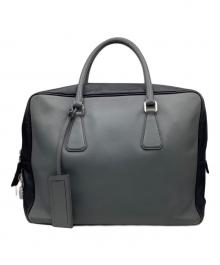 PRADA（プラダ）の古着「ブリーフケース」｜ブラック×グレー