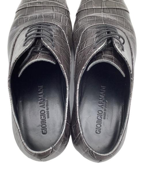 GIORGIO ARMANI（ジョルジョアルマーニ）GIORGIO ARMANI (ジョルジョアルマーニ) レースアップシューズ グレー サイズ:5の古着・服飾アイテム