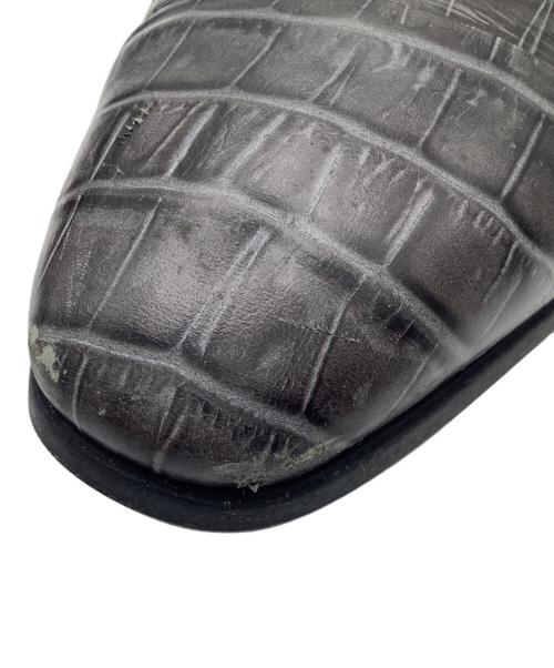 GIORGIO ARMANI（ジョルジョアルマーニ）GIORGIO ARMANI (ジョルジョアルマーニ) レースアップシューズ グレー サイズ:5の古着・服飾アイテム