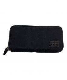 PORTER（ポーター）の古着「ラウンドファスナー財布」｜ブラック