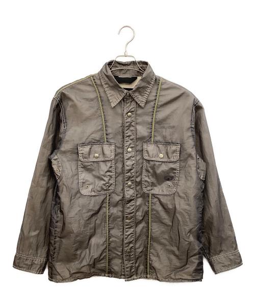 DIESEL（ディーゼル）DIESEL (ディーゼル) Lined S-U24 Windbreaker ブラウン サイズ:Sの古着・服飾アイテム