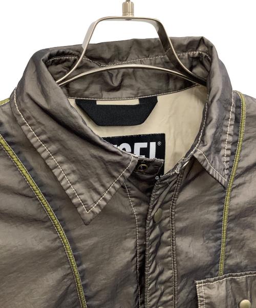 DIESEL（ディーゼル）DIESEL (ディーゼル) Lined S-U24 Windbreaker ブラウン サイズ:Sの古着・服飾アイテム