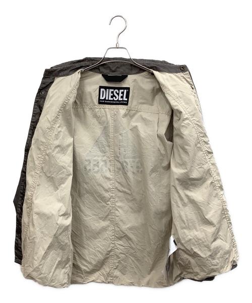 DIESEL（ディーゼル）DIESEL (ディーゼル) Lined S-U24 Windbreaker ブラウン サイズ:Sの古着・服飾アイテム