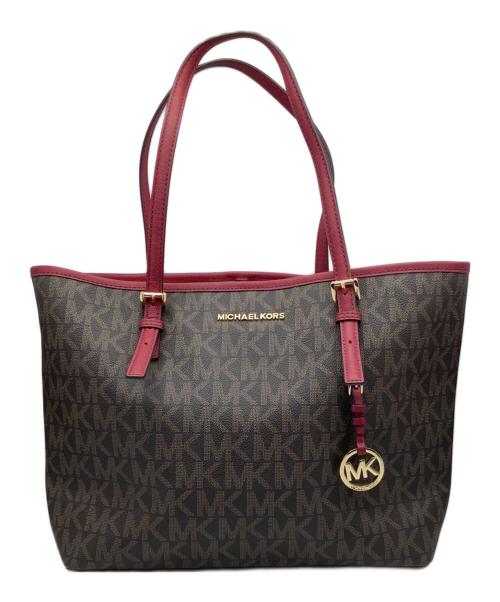 MICHAEL KORS（マイケル・コース）MICHAEL KORS (マイケル・コース) トートバッグ ブラウン サイズ:−の古着・服飾アイテム