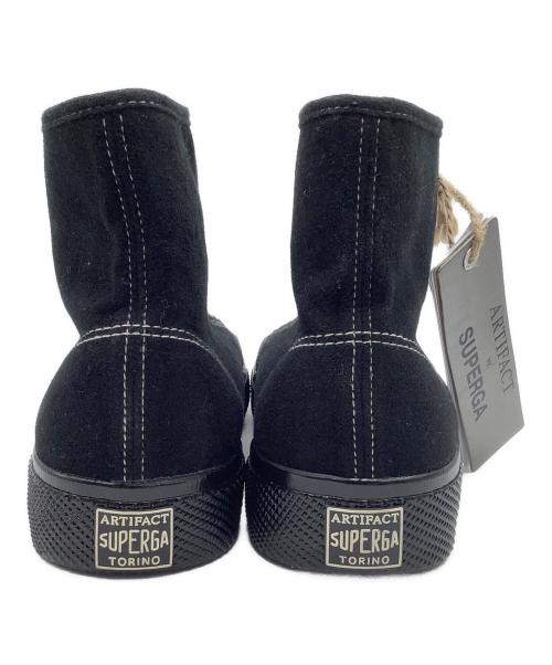 SUPERGA（スペルガ）SUPERGA (スペルガ) ARTIFUCT (アーティファクト) ハイカットスニーカー ブラック サイズ:26の古着・服飾アイテム