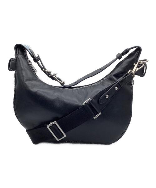 CHARLES & KEITH（チャールズアンドキース）CHARLES & KEITH (チャールズアンドキース) サスキア クレセントホーボーバッグ ブラック サイズ:−の古着・服飾アイテム