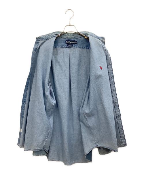 POLO RALPH LAUREN（ポロ・ラルフローレン）POLO RALPH LAUREN (ポロ・ラルフローレン) 長袖シャツ インディゴ サイズ:XLの古着・服飾アイテム